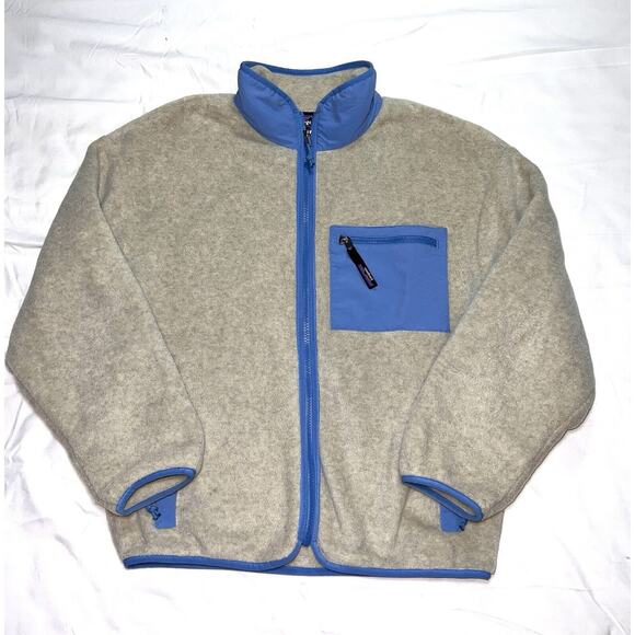 Patagonia Jackets & Blazers - Patagonia Synchilla Fleece Unisex Jacket Size M Oatmeal Heather Blue Full Zip